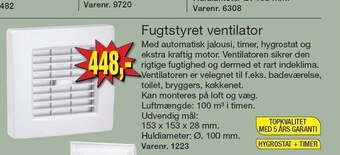 Harald Nyborg Fugtstyret ventilator tilbud