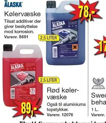 Harald Nyborg Kølervæske el. rød kølervæske tilbud