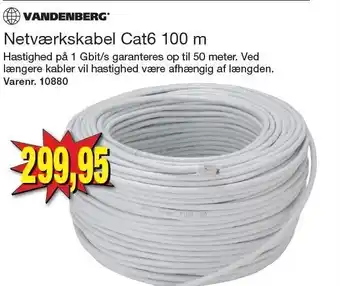 Harald Nyborg Netværkskabel cat6 100m tilbud