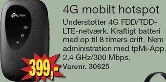 4g mobilt hotspot