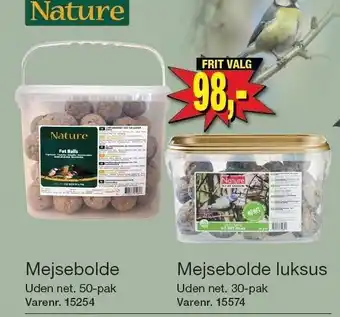 Harald Nyborg Mejsebolde el. mejsebolde luksus tilbud