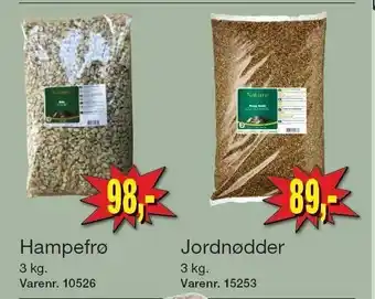 Harald Nyborg Hampefrø el. jordnødder tilbud