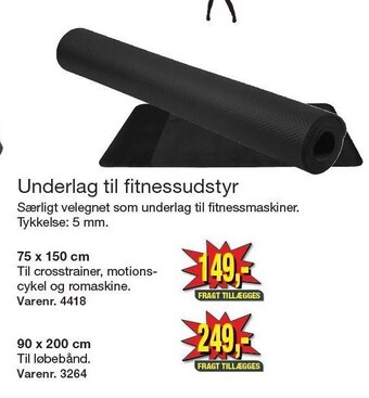 Harald Nyborg Underlag til fitnessudstyr tilbud