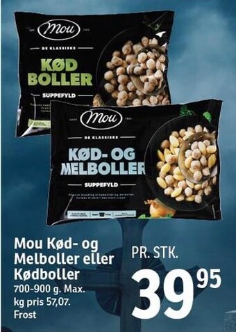 SPAR Mou kød og melboller el. kødboller tilbud