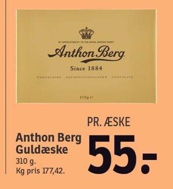 SPAR Anthon berg guldæske tilbud