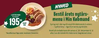 Bestil årets nytårsmenu i min købmand