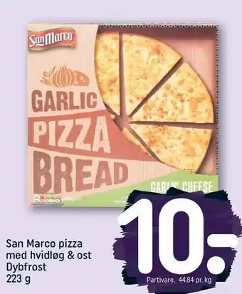 REMA 1000 Pizza med hvidløg & ost tilbud