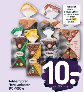 REMA 1000 Kohberg brød tilbud