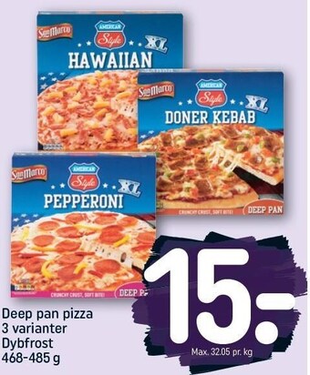 Deep pan pizza