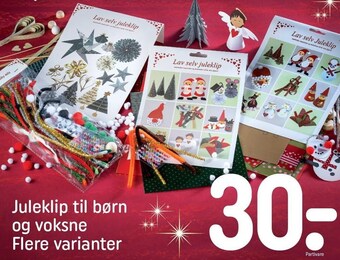 REMA 1000 Juleklip til børn og voksne tilbud