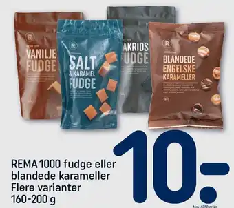 REMA 1000 Fudge el. blandede karameller tilbud