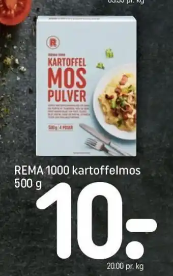 REMA 1000 Rema 1000 kartoffelmos 500g tilbud