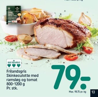 REMA 1000 Frilandsgris Skinkeculotte med ramsløg og tomat 800-1200 g tilbud