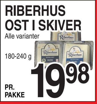 ABC Lavpris Riberhus ost i skiver tilbud