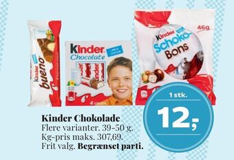 Kinder chokolade