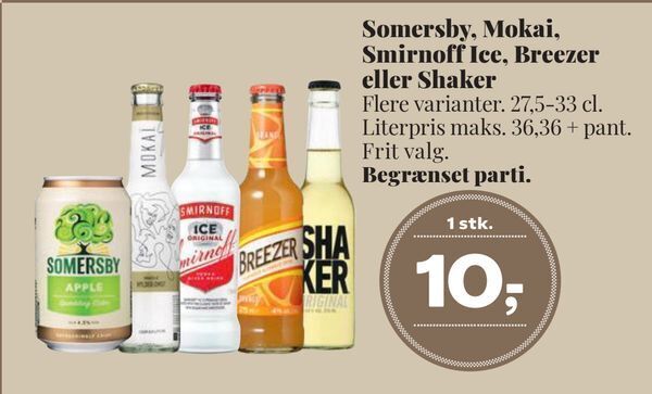 smirnoff ice breezer