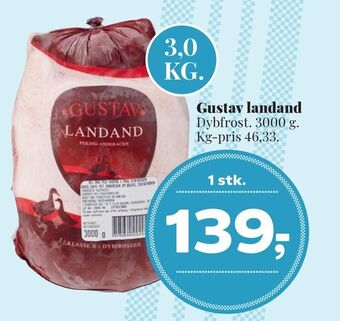 Dagli'Brugsen Gustav landand tilbud