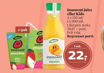 Innocent juice eller kids