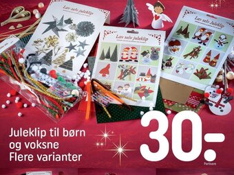 REMA 1000 Juleklip til børn og voksne Flere varianter tilbud