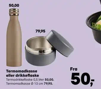 Kvickly Termomadkasse eller drikkeflaske tilbud