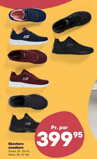 Kvickly Skechers sneakers tilbud