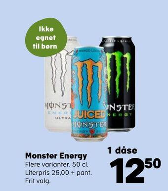 SuperBrugsen Monster energy tilbud