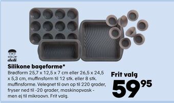 SuperBrugsen Silikone bageforme tilbud