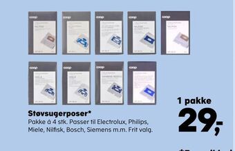 SuperBrugsen Støvsugerposer tilbud