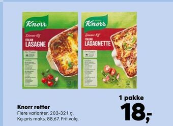 SuperBrugsen Knorr retter tilbud