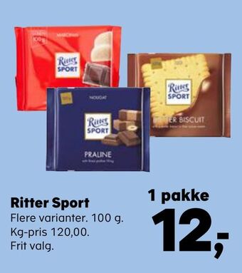 SuperBrugsen Ritter sport tilbud