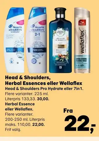 SuperBrugsen Head & shoulders, herbal essences eller wellaflex tilbud