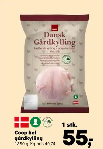 SuperBrugsen Coop hel gårdkylling tilbud