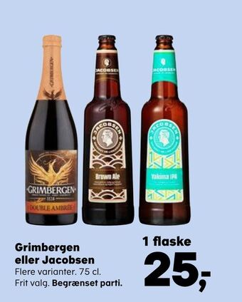 SuperBrugsen Grimbergen eller jacobsen tilbud
