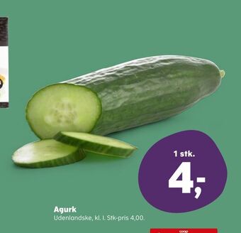 SuperBrugsen Agurk tilbud