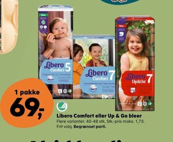 SuperBrugsen Libero comfort eller up & go bleer tilbud