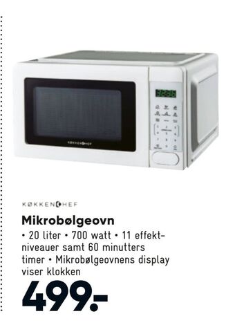 Bilka Mikrobølgeovn tilbud