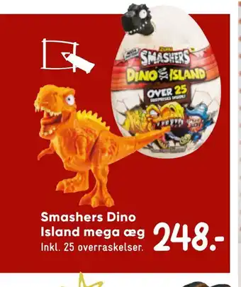 Bilka Smashers dino island mega æg tilbud