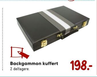 Bilka Backgammon kuffert tilbud