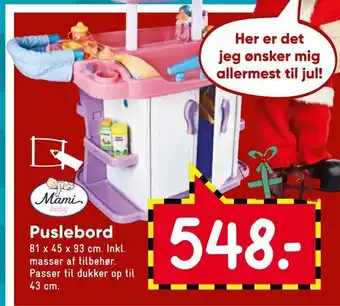 Bilka Puslebord tilbud