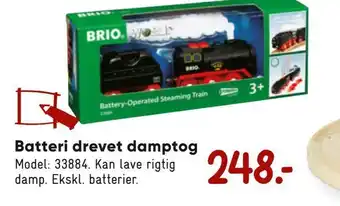 Batteri drevet damptog