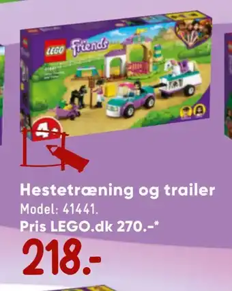 Hestetræning og trailer