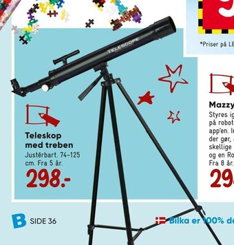 Teleskop med treben