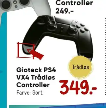 Bilka Gioteck ps4 vx4 trådløs controller tilbud