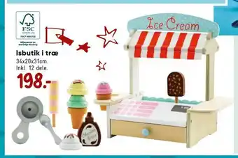 Bilka Isbutik i træ tilbud