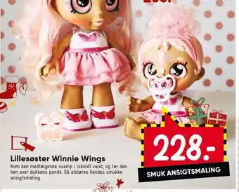 Bilka Lillesøster winnie wings tilbud