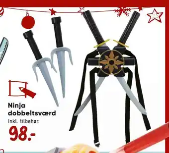 Bilka Ninja dobbeltsværd tilbud