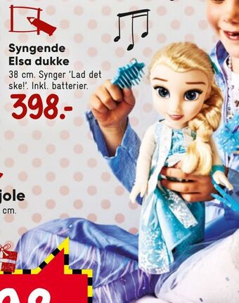 Bilka Syngende elsa dukke tilbud