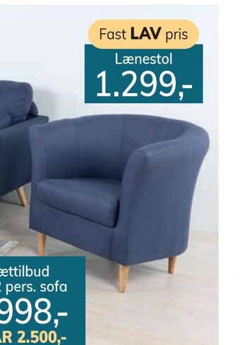 Daells Bolighus Smart club stol tilbud