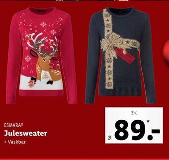 Lidl Julesweater tilbud