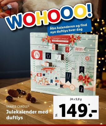 Lidl Julekalender med duftlys tilbud